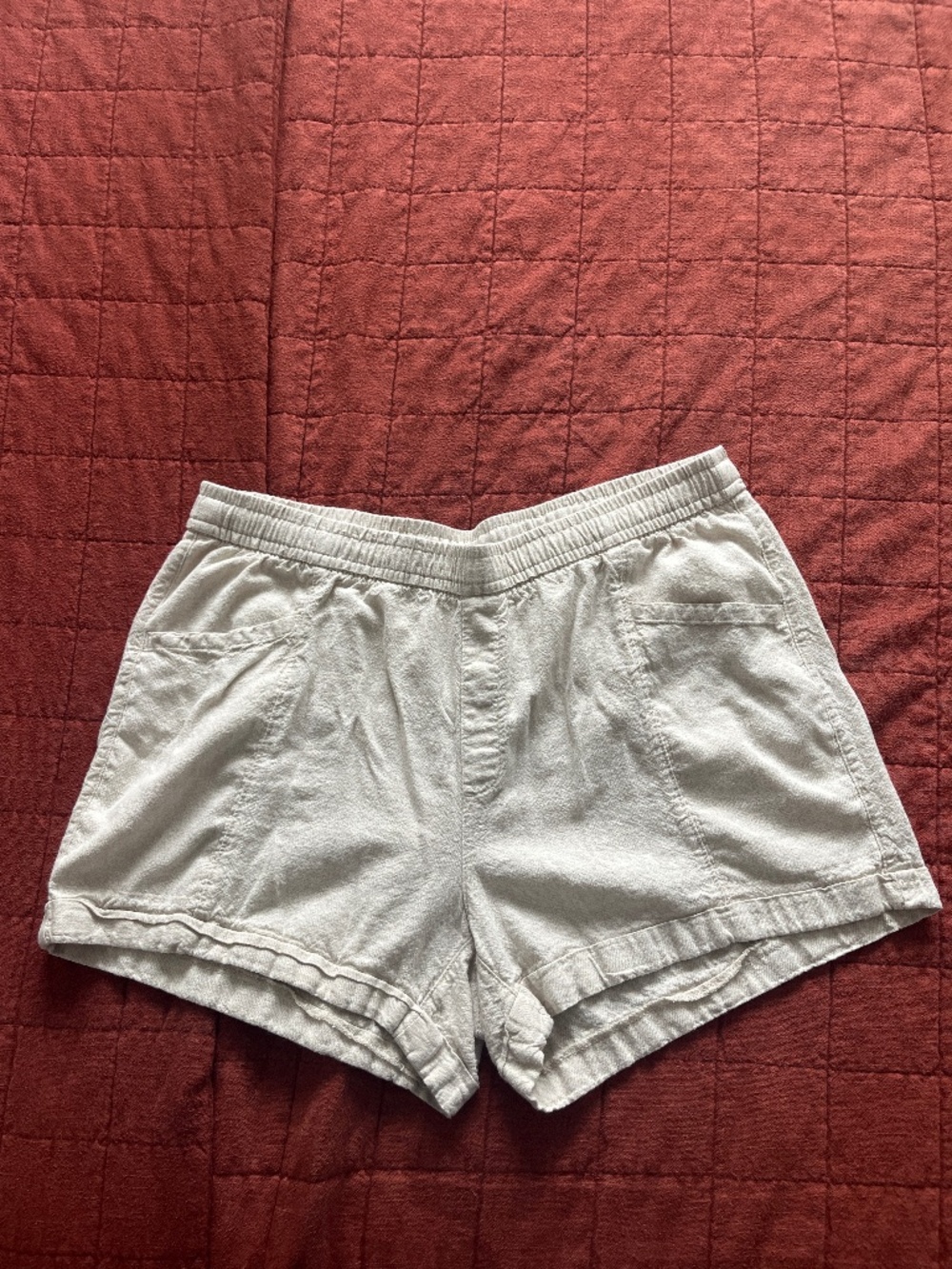 OLD NAVY Tan Linen Shorts